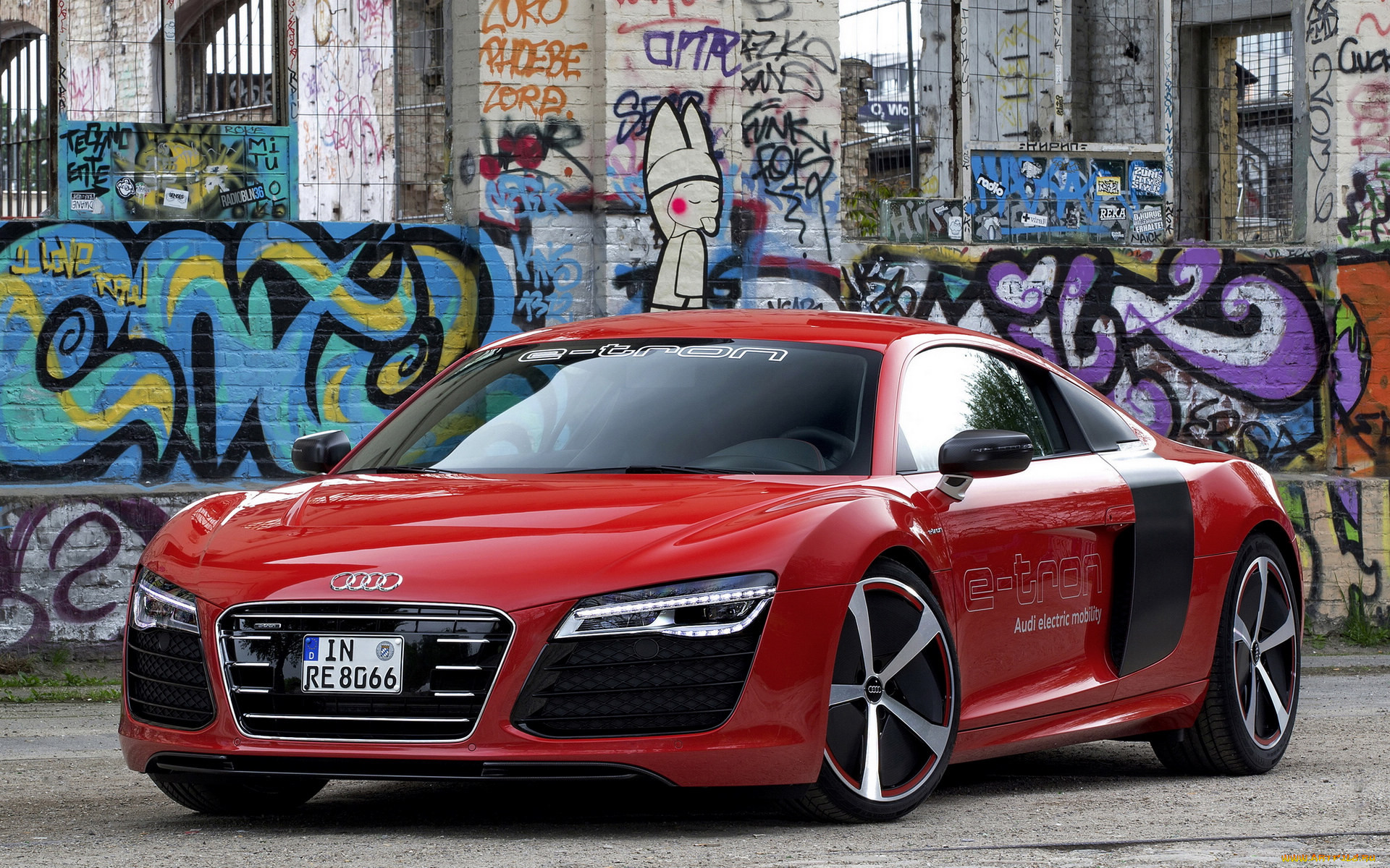 , audi, r8, e-tron, cars